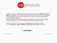 Tablet Screenshot of corgitoys.de